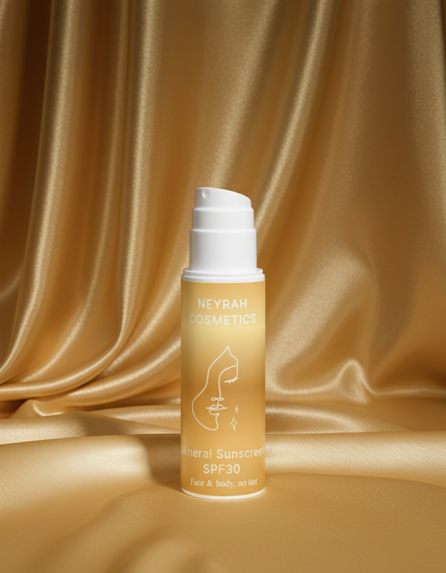 Mineral Sunscreen SPF30 for Face & Body, no tint
