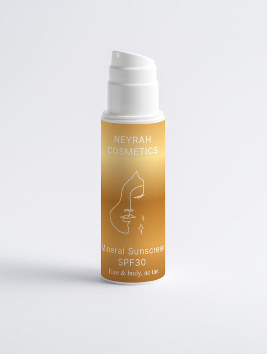 Mineral Sunscreen SPF30 for Face & Body, no tint